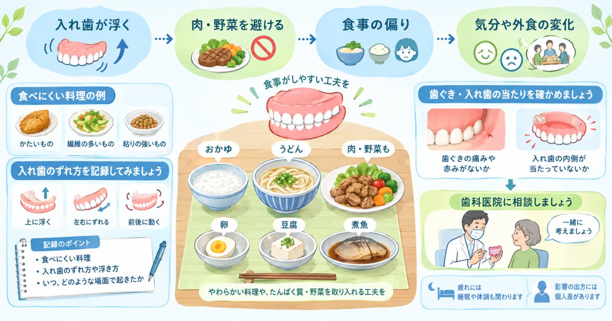 噛めないと体に影響?食事量や気分の変化と疲れの関係を知る